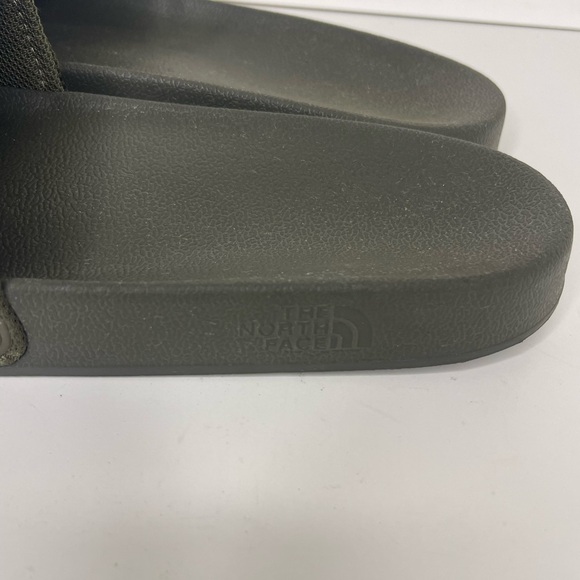 The North Face Men’s 13 Army Green Black Slides Casual Slip On Sandals - Picture 5 of 12